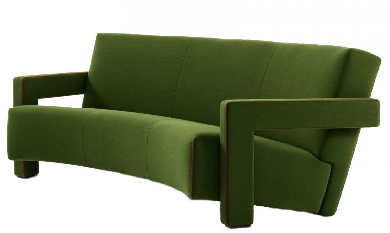 637 Utrecht sofa 3 seater curved Cassina